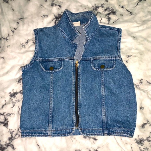✨VINTAGE✨ Jean Vest 💖 - Picture 2 of 4